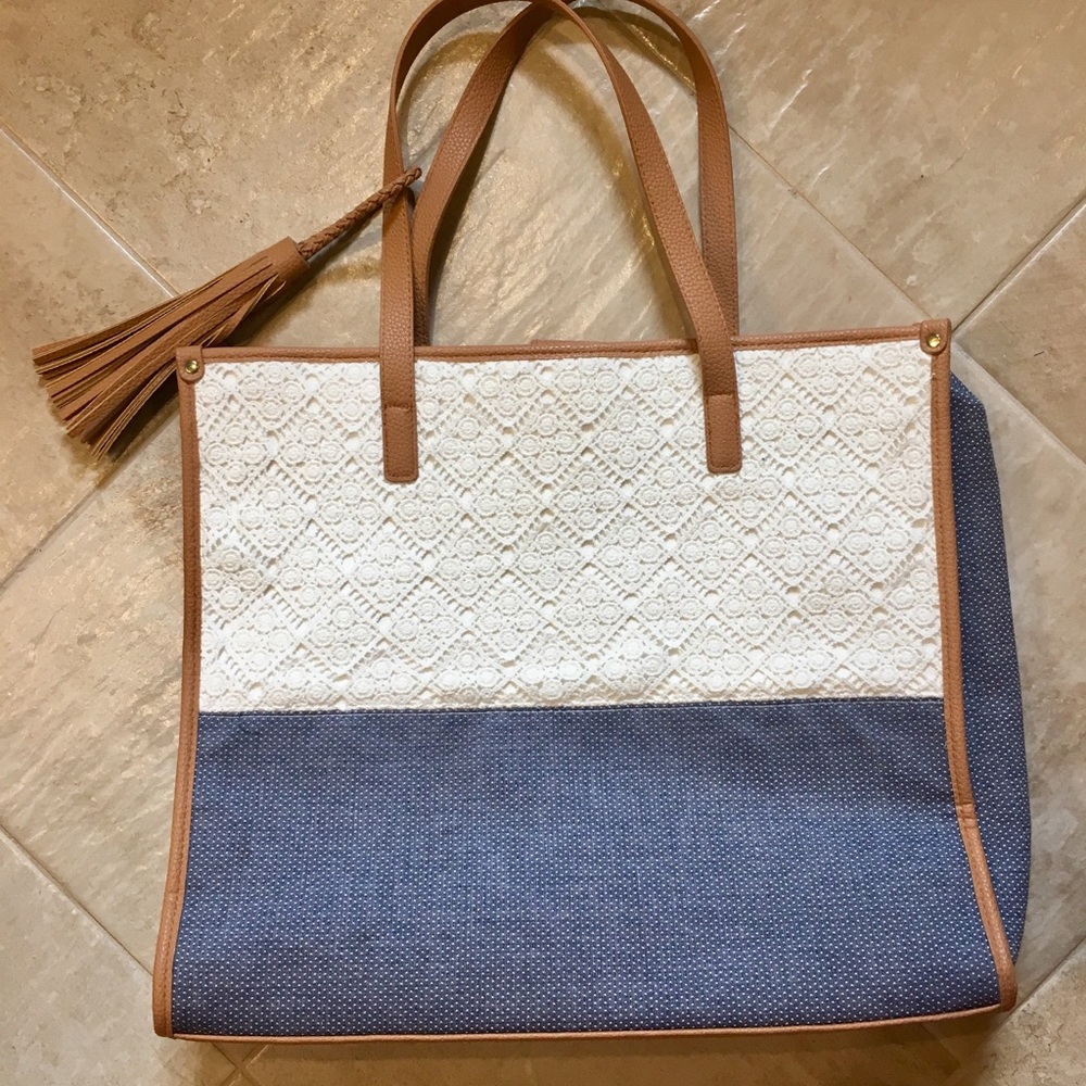 Linen Patterned Bag